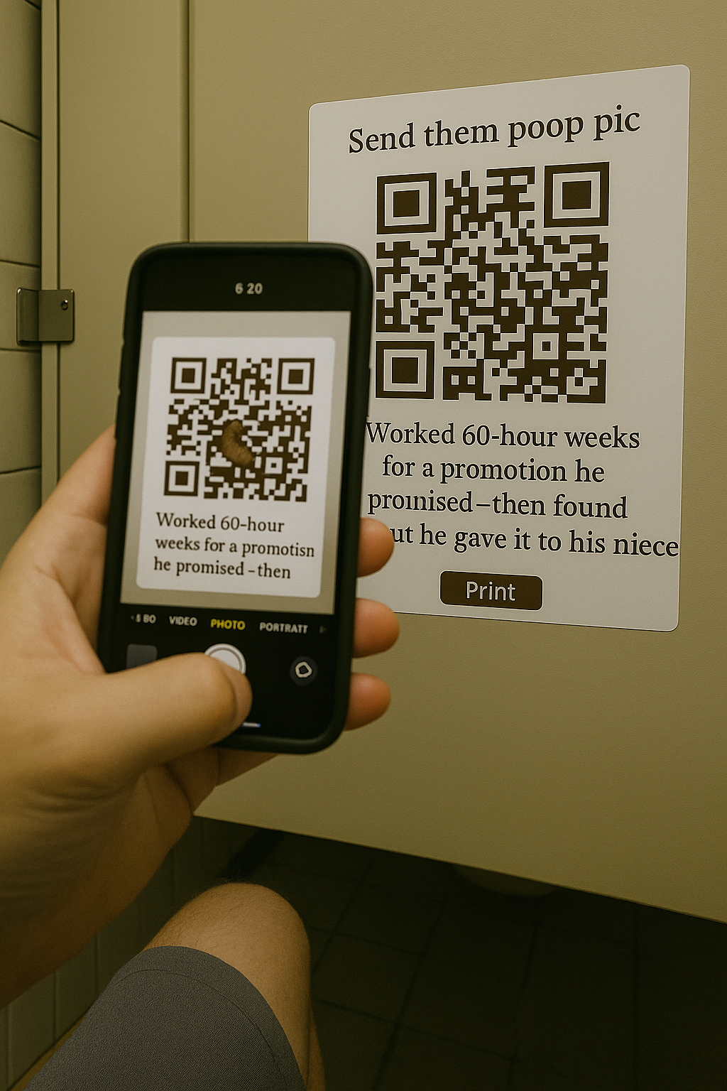 People scan